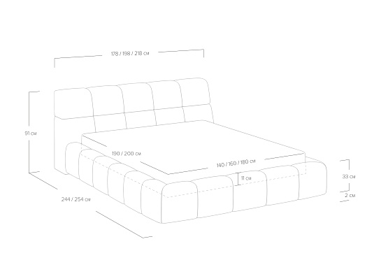 Кровать Orlando