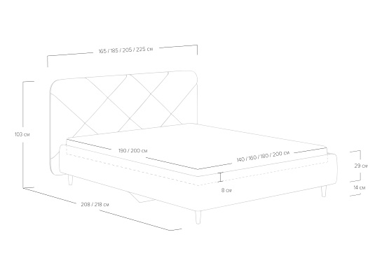 Кровать Taylor